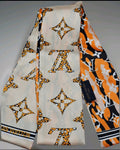 Louis Vuitton Labeled bag scarf / Hair Accessory Tagged 100% Silk