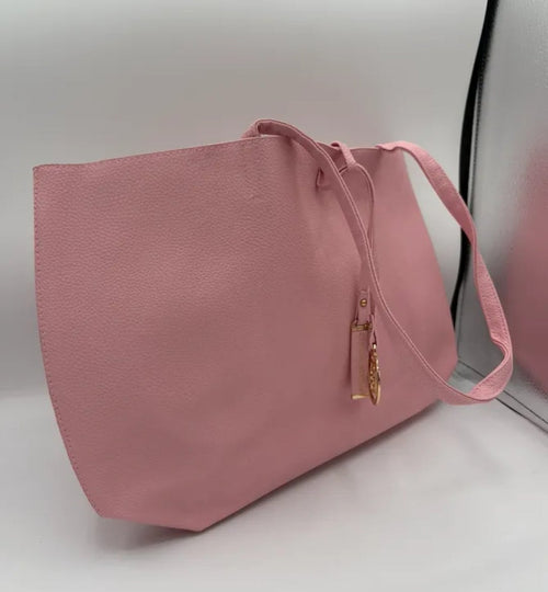 Badgley Mischka Large Pink Tote Bag NWT