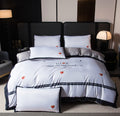 4 Pc Bed Set 100% Cotton King Size
