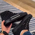 All Black CD High Tops/ Low Tops